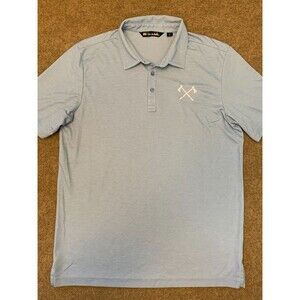 Travis Mathew Polo Shirt Mens L Short Sleeve Golf Performance Stretch